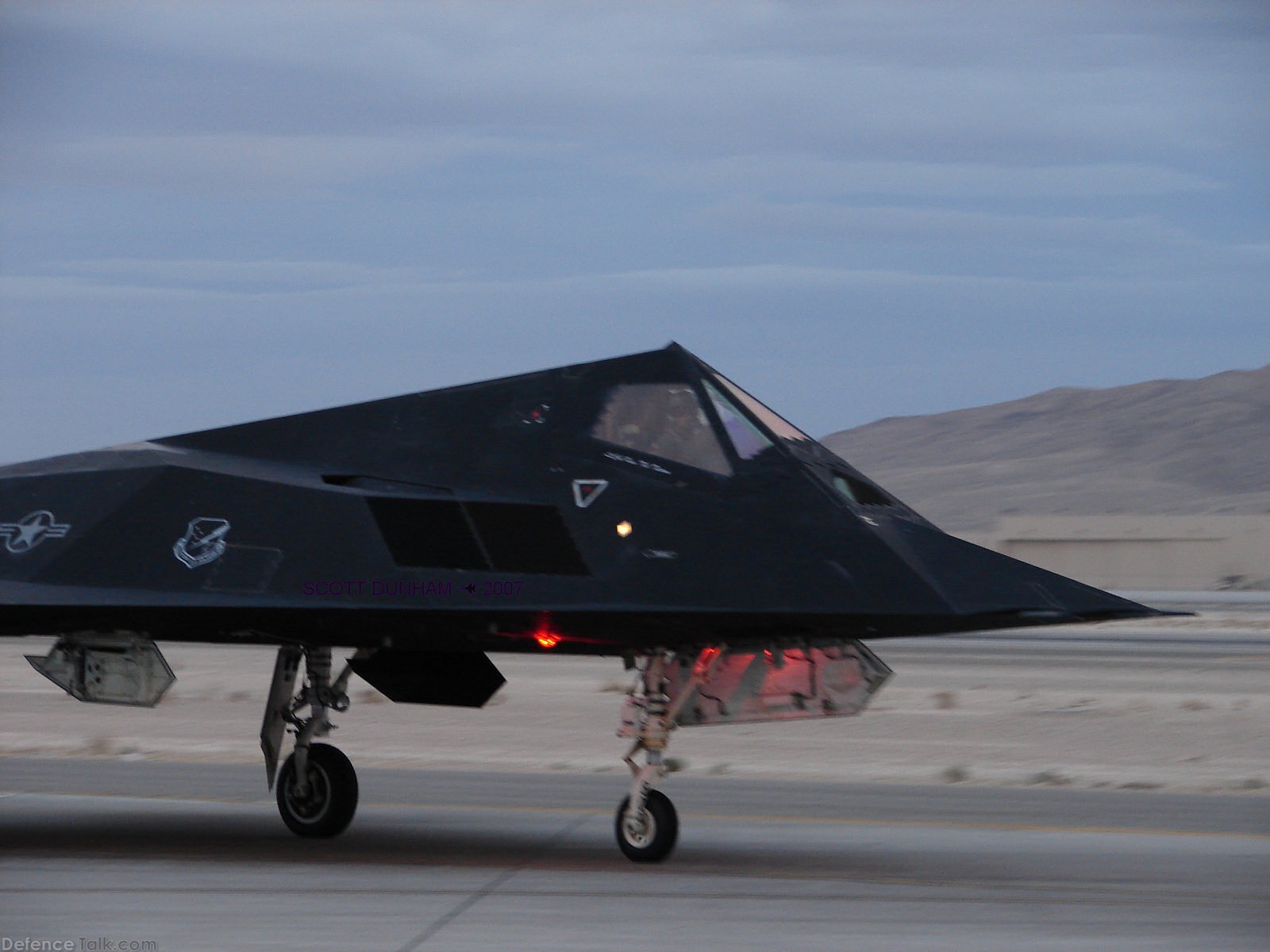 USAF F-117A Nighthawk Stealth Attack Aircraft