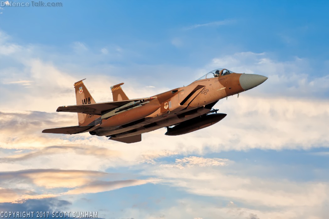 USAF F-15C Eagle Aggressor Air Superiority Fighter Aircraft