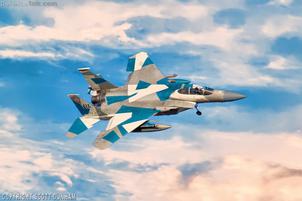 USAF F-15C Eagle Aggressor Air Superiority Fighter Aircraft