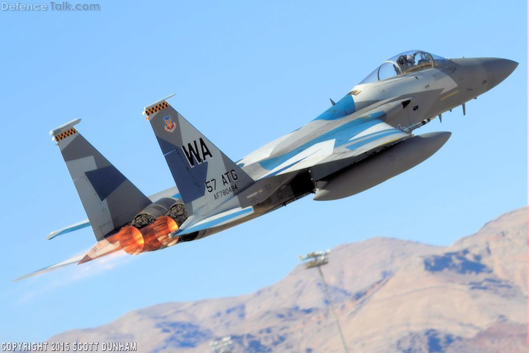 USAF F-15C Eagle Aggressor Fighter