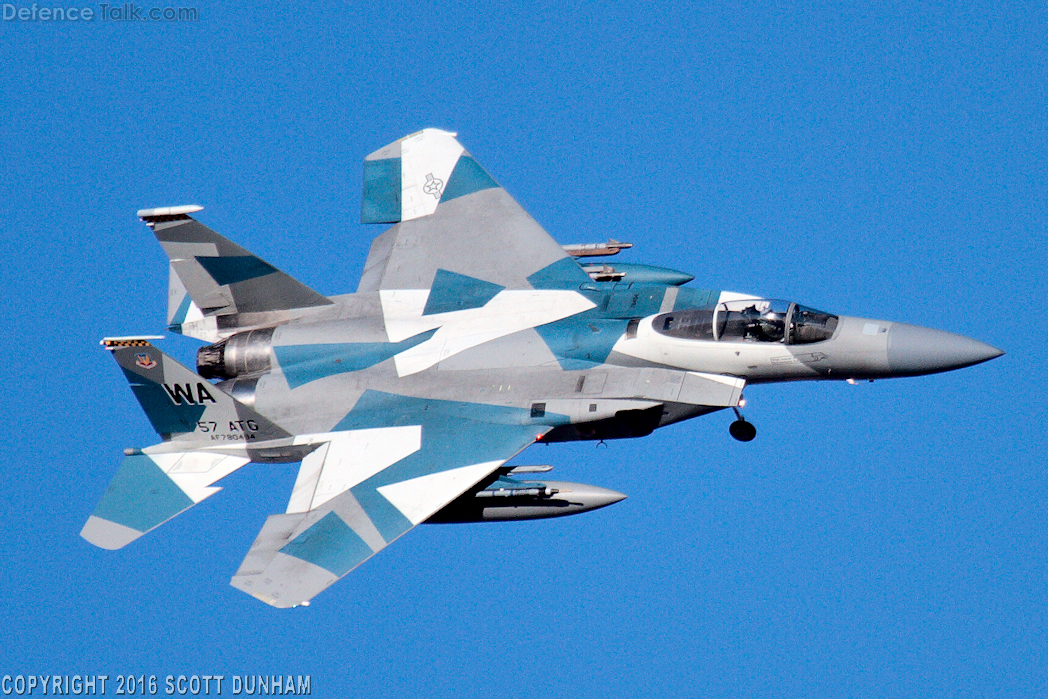 USAF F-15C Eagle Aggressor Fighter