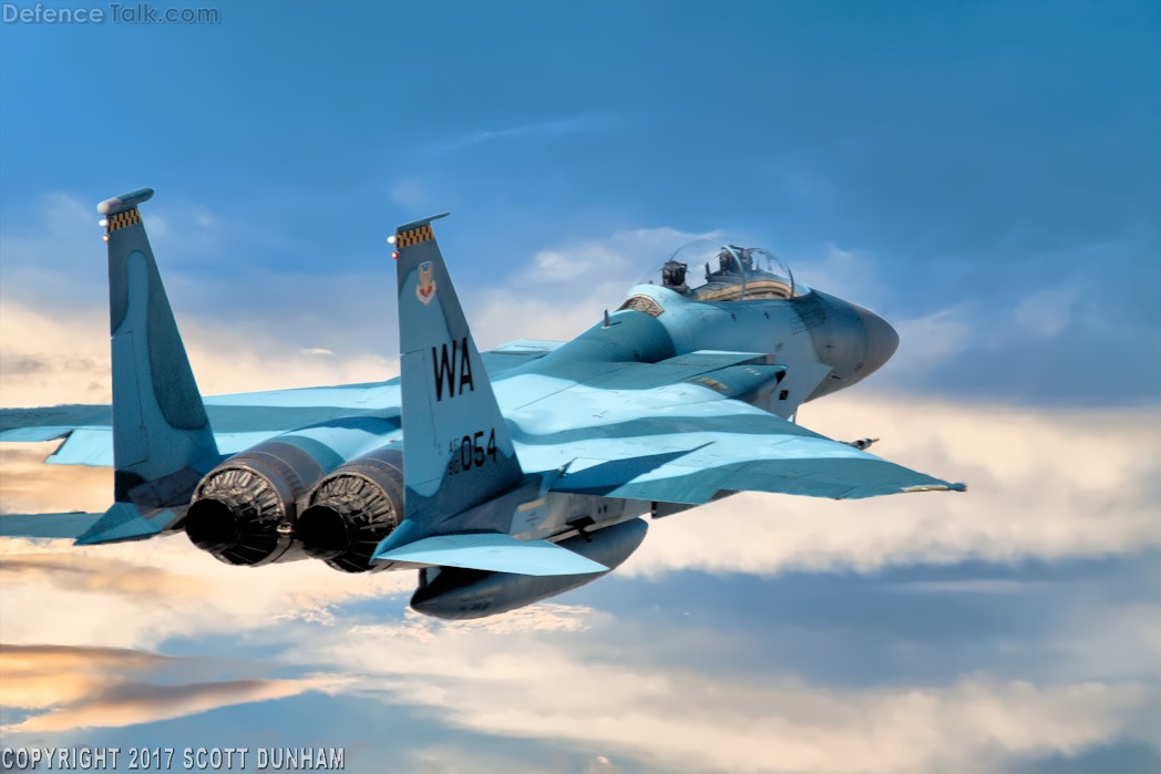 USAF F-15D Eagle Aggressor Air Superiority Fighter Aircraft