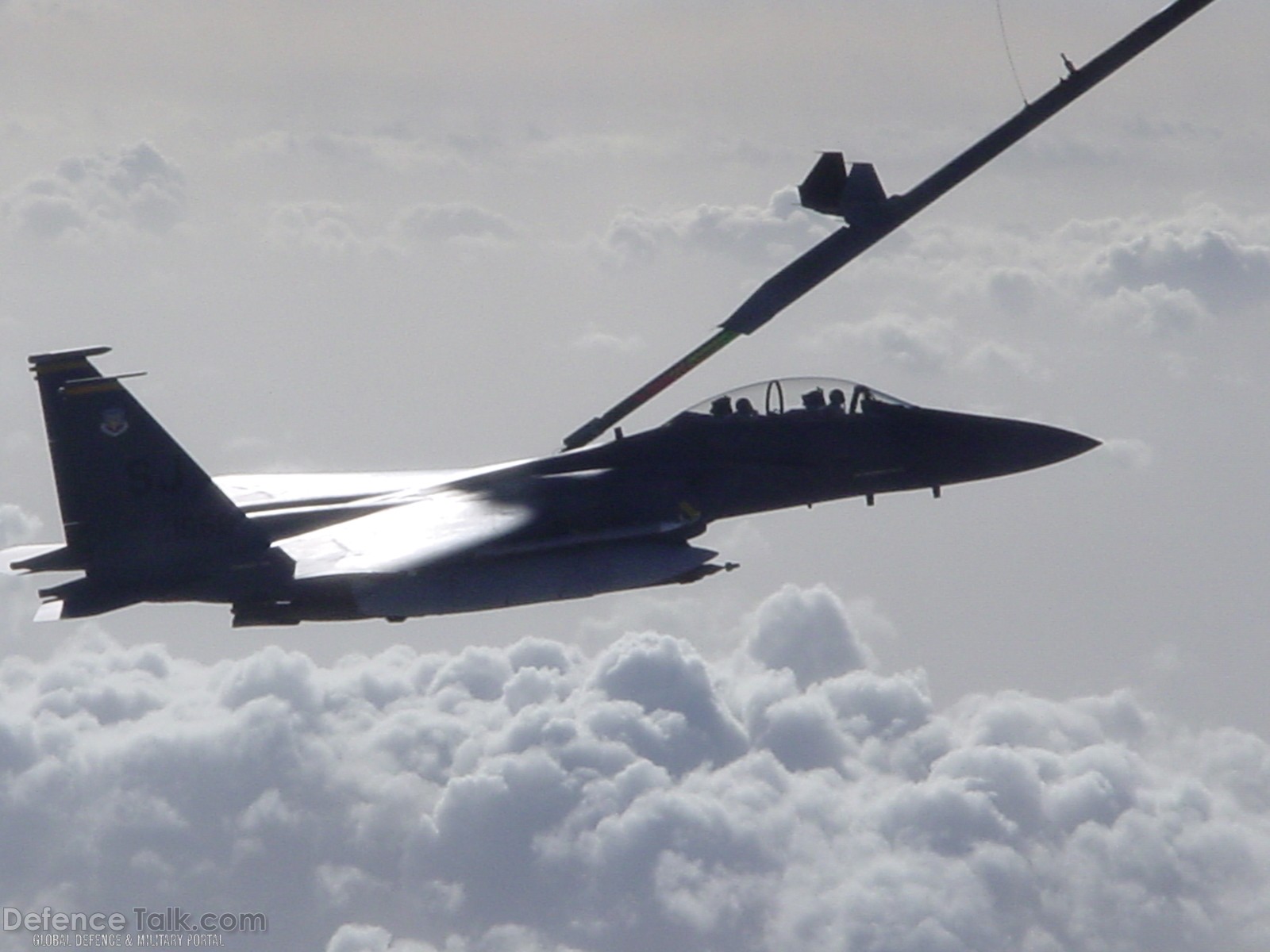 USAF F-15E & RAAF F/A-18 tanking on USAF KC-10