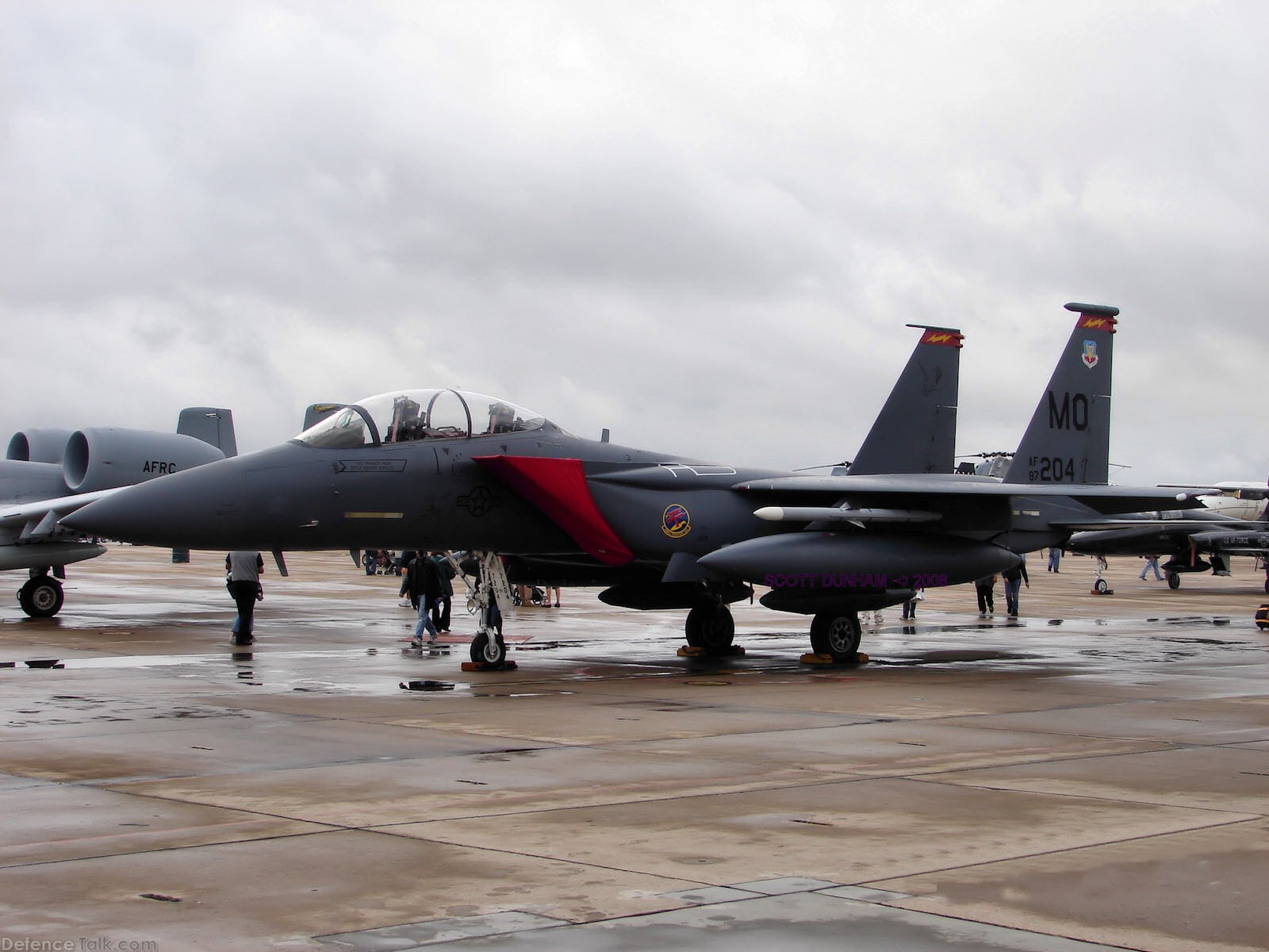 USAF F-15E Strike Eagle Fighter
