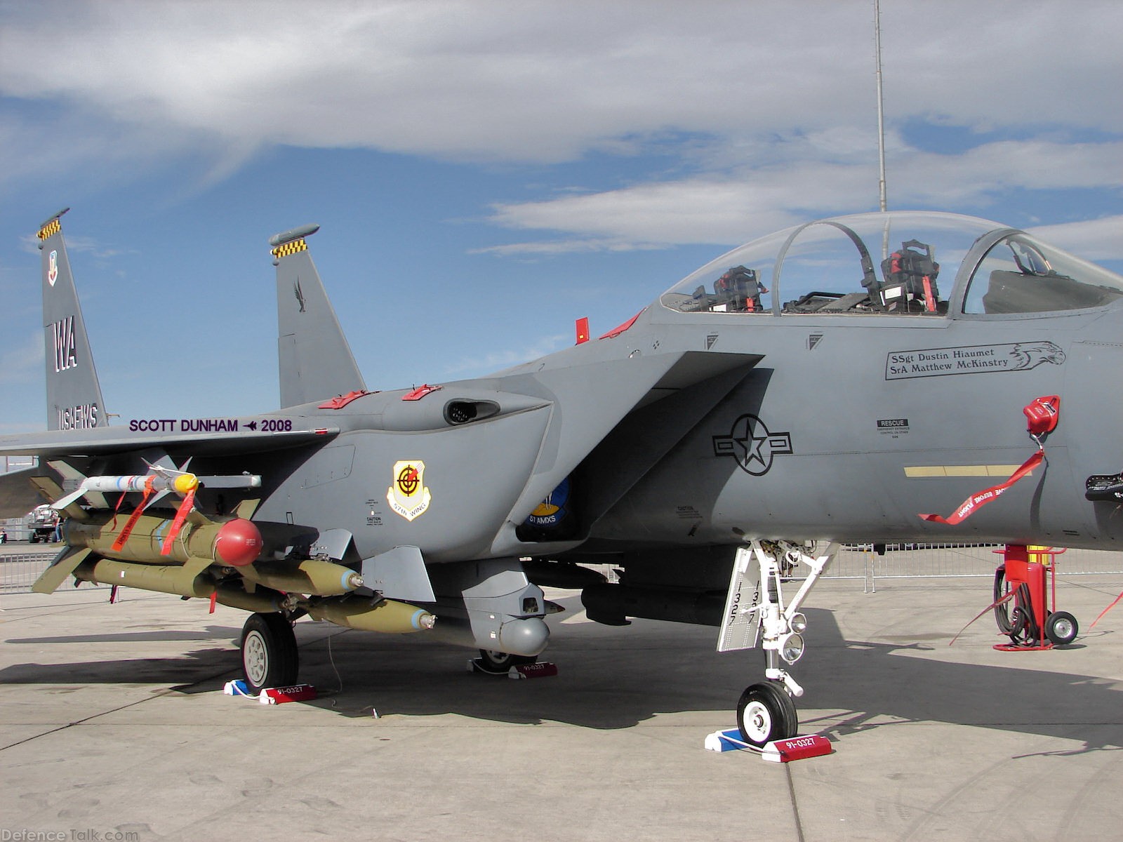 USAF F-15E Strike Eagle Fighter