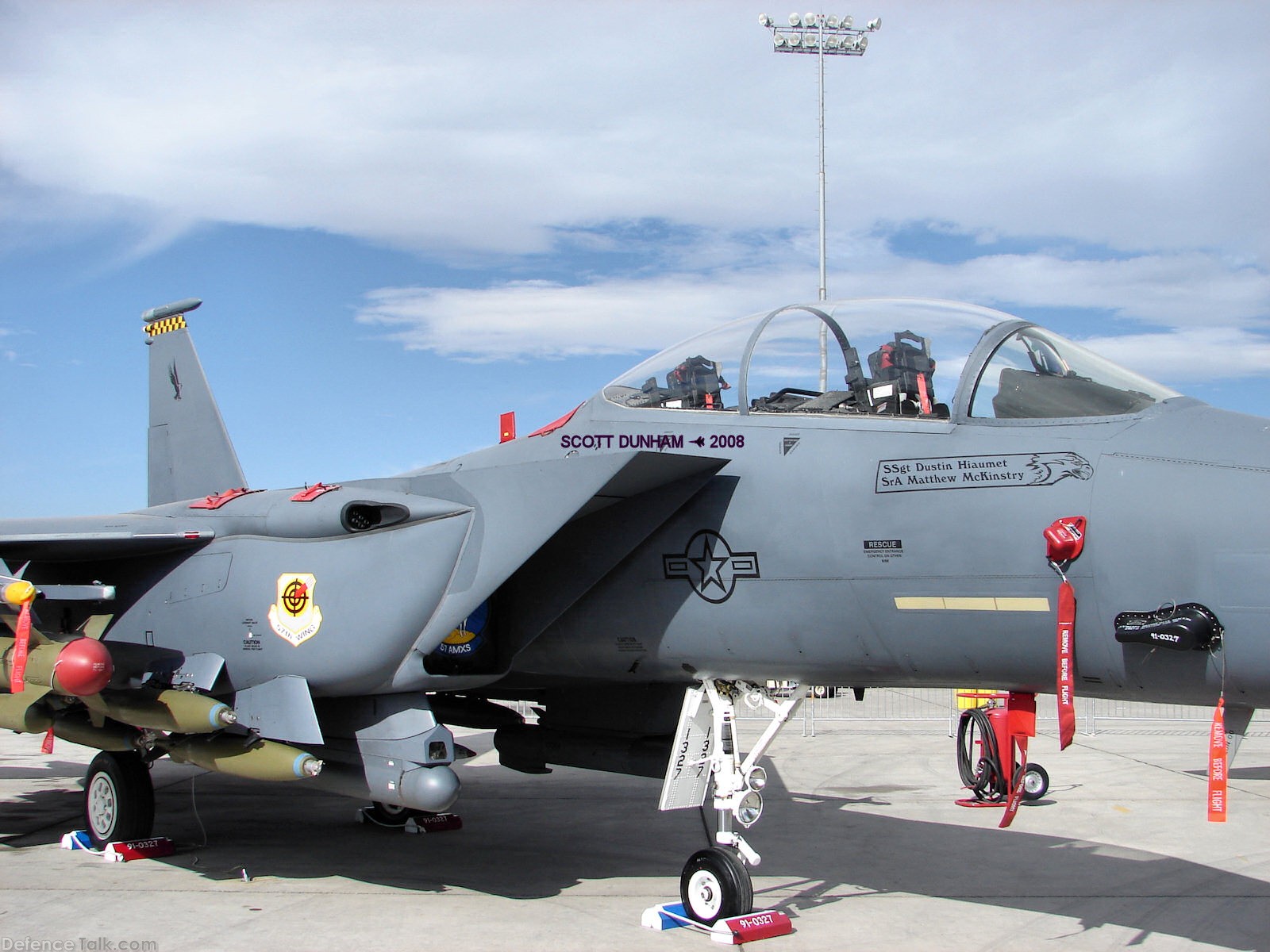 USAF F-15E Strike Eagle Fighter