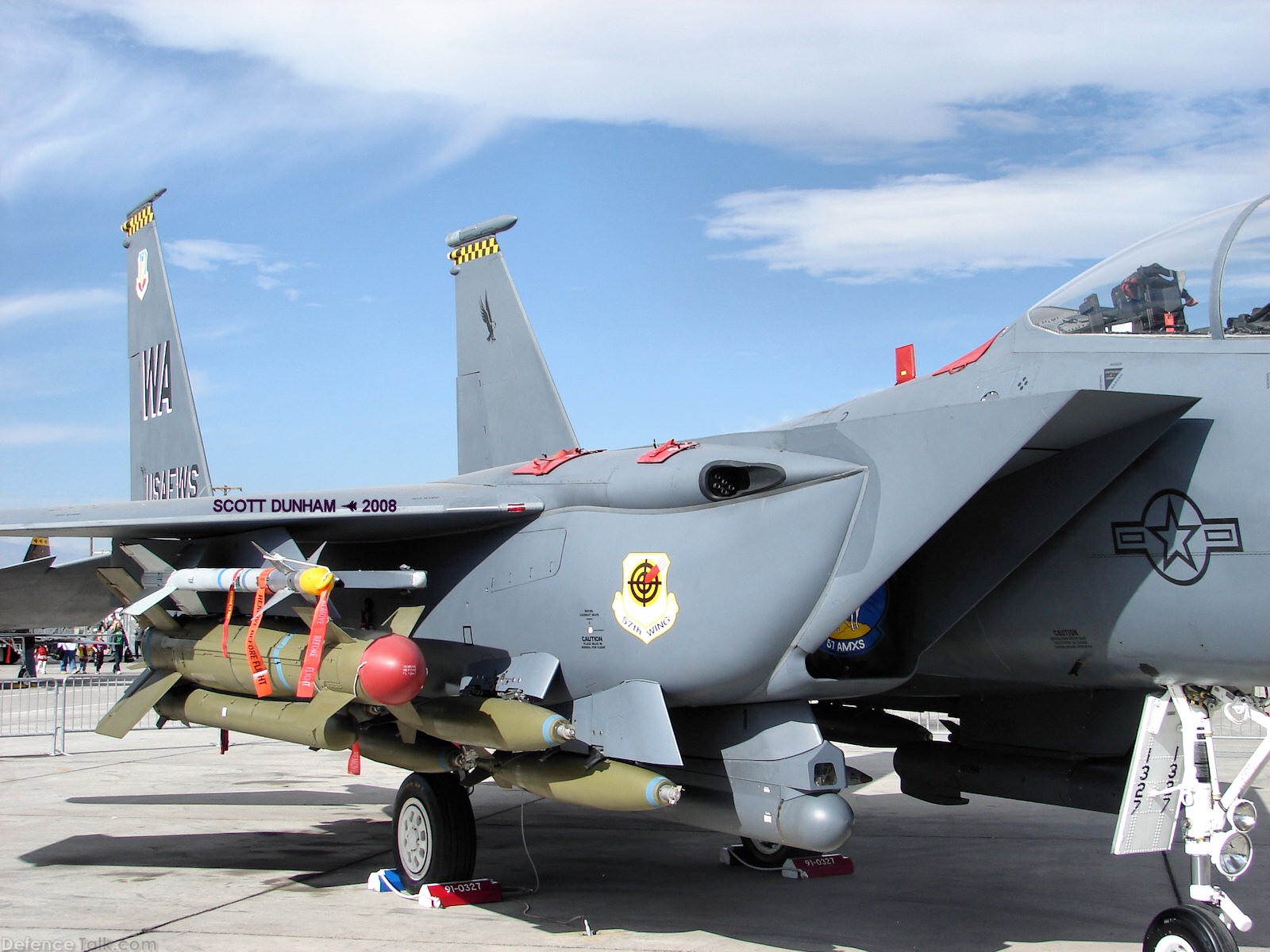 USAF F-15E Strike Eagle Fighter