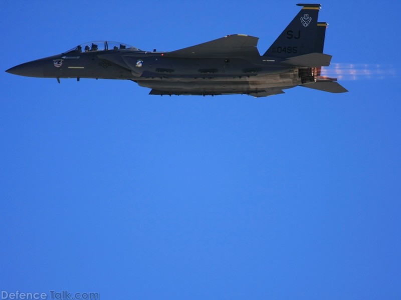 USAF F-15E Strike Eagle Fighter