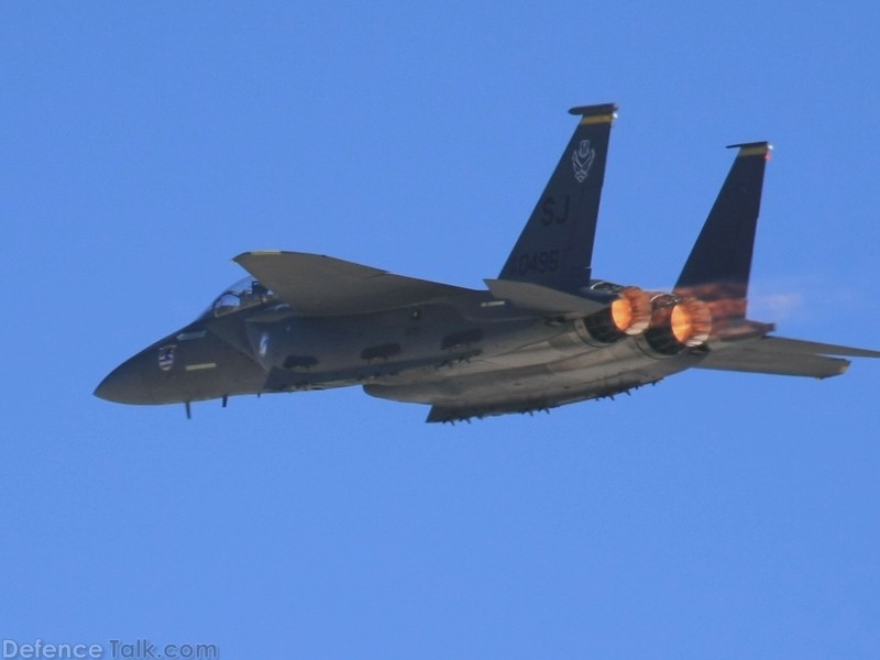 USAF F-15E Strike Eagle Fighter