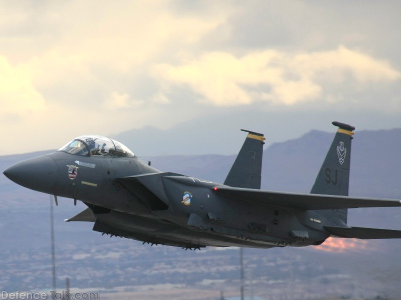 USAF F-15E Strike Eagle Fighter