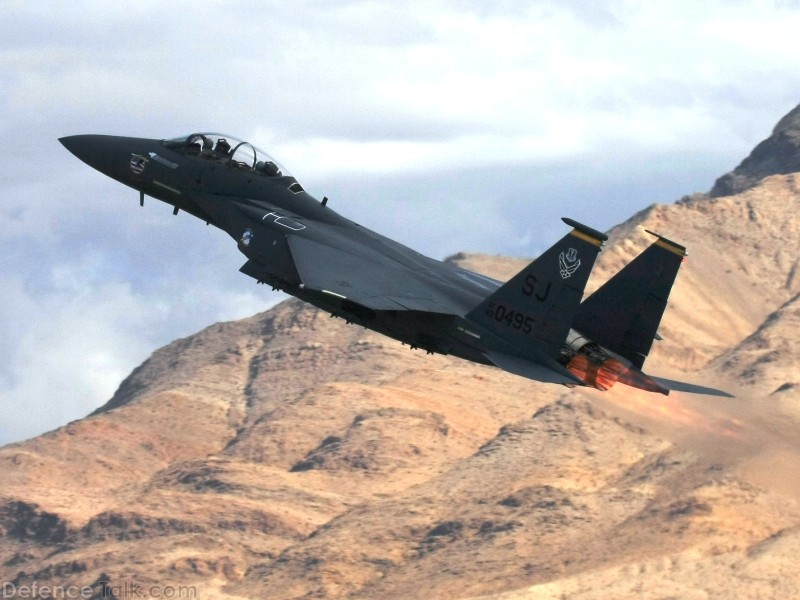 USAF F-15E Strike Eagle Fighter