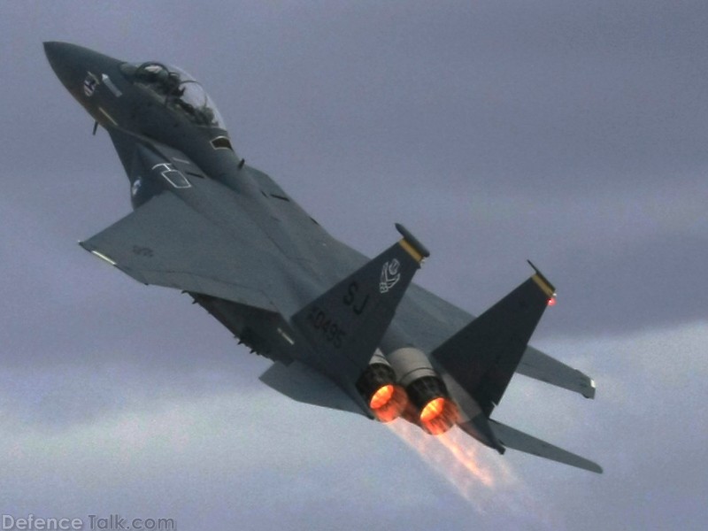 USAF F-15E Strike Eagle Fighter