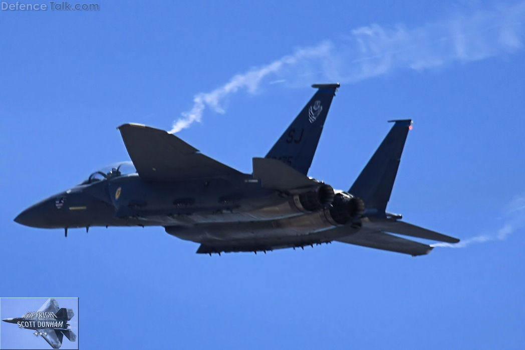 USAF F-15E Strike Eagle Fighter