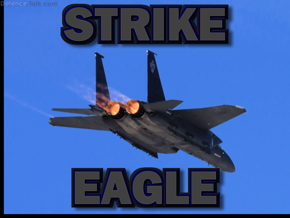 USAF F-15E Strike Eagle Fighter