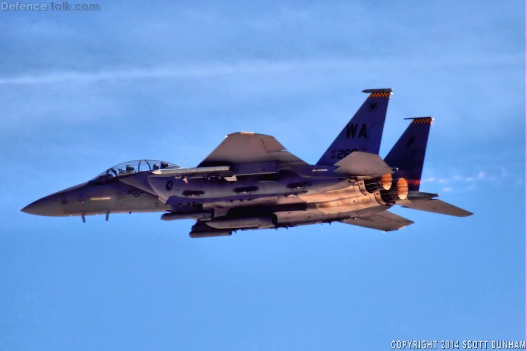 USAF F-15E Strike Eagle Fighter