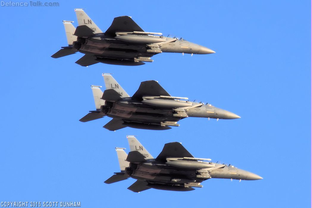 USAF F-15E Strike Eagle Fighter