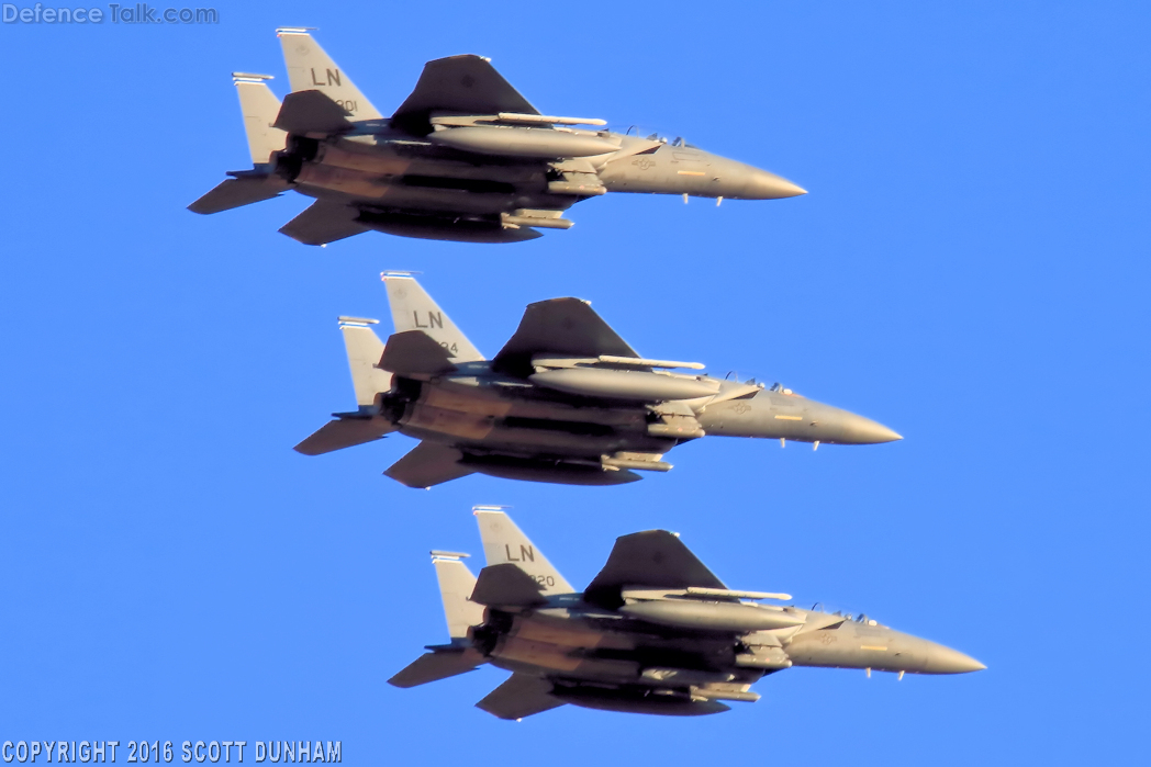 USAF F-15E Strike Eagle Fighter