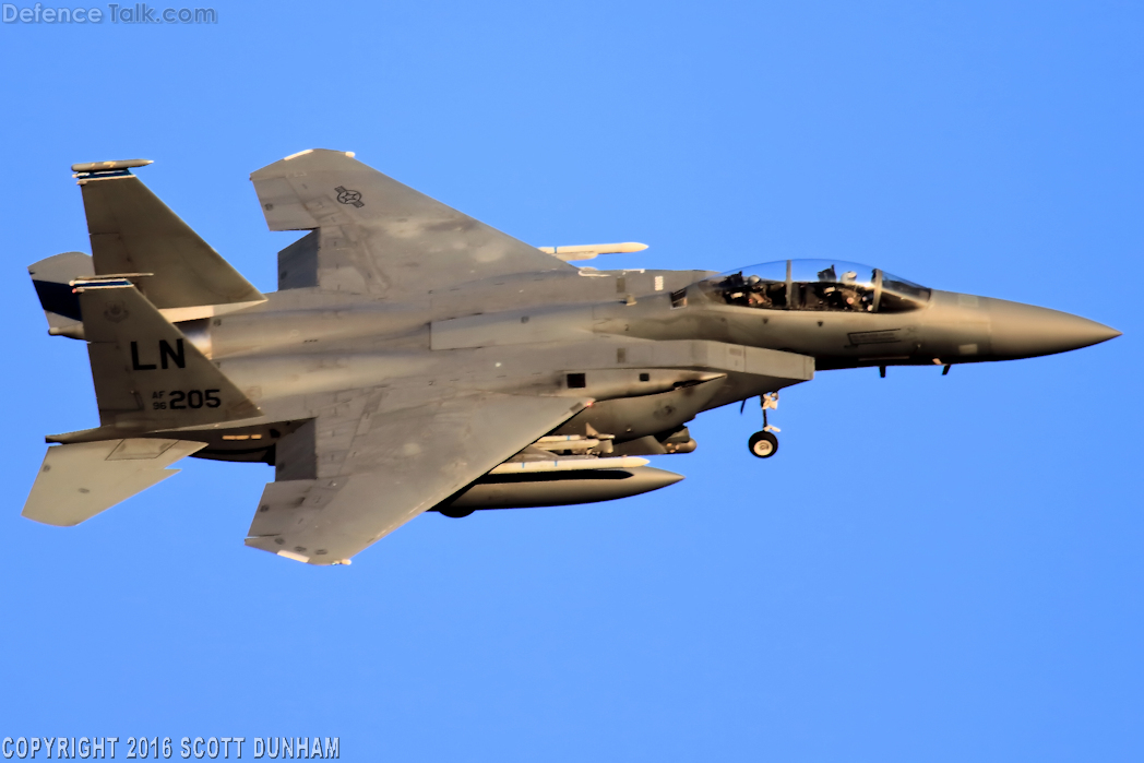 USAF F-15E Strike Eagle Fighter