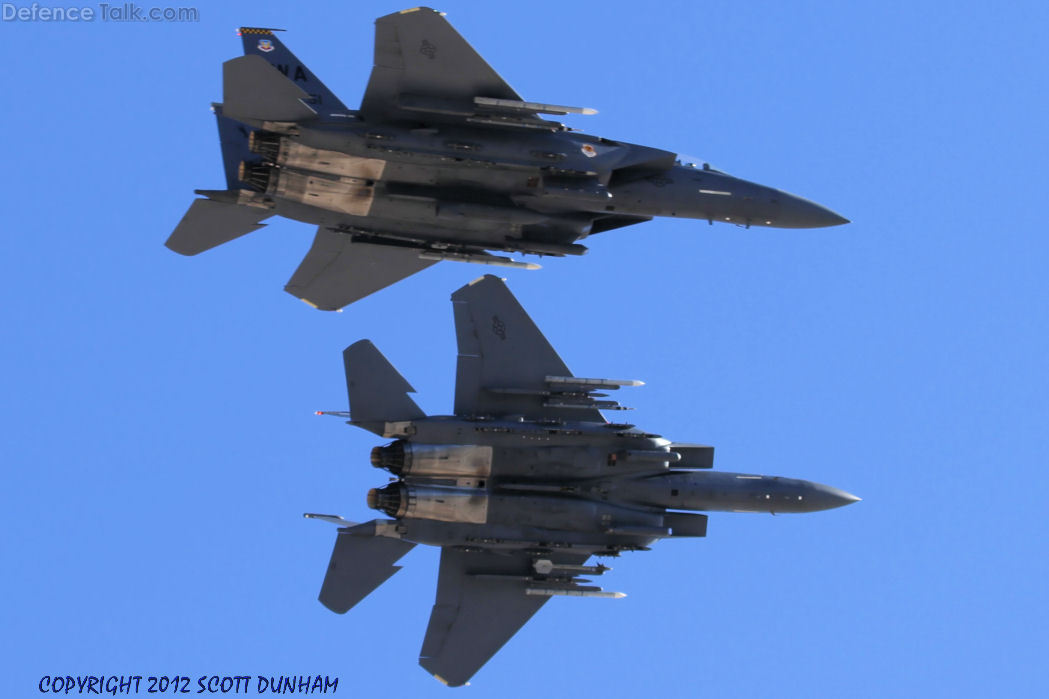 USAF F-15E Strike Eagle Fighters
