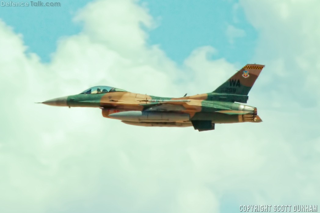 USAF F-16 Aggressor Fighter Aircraft