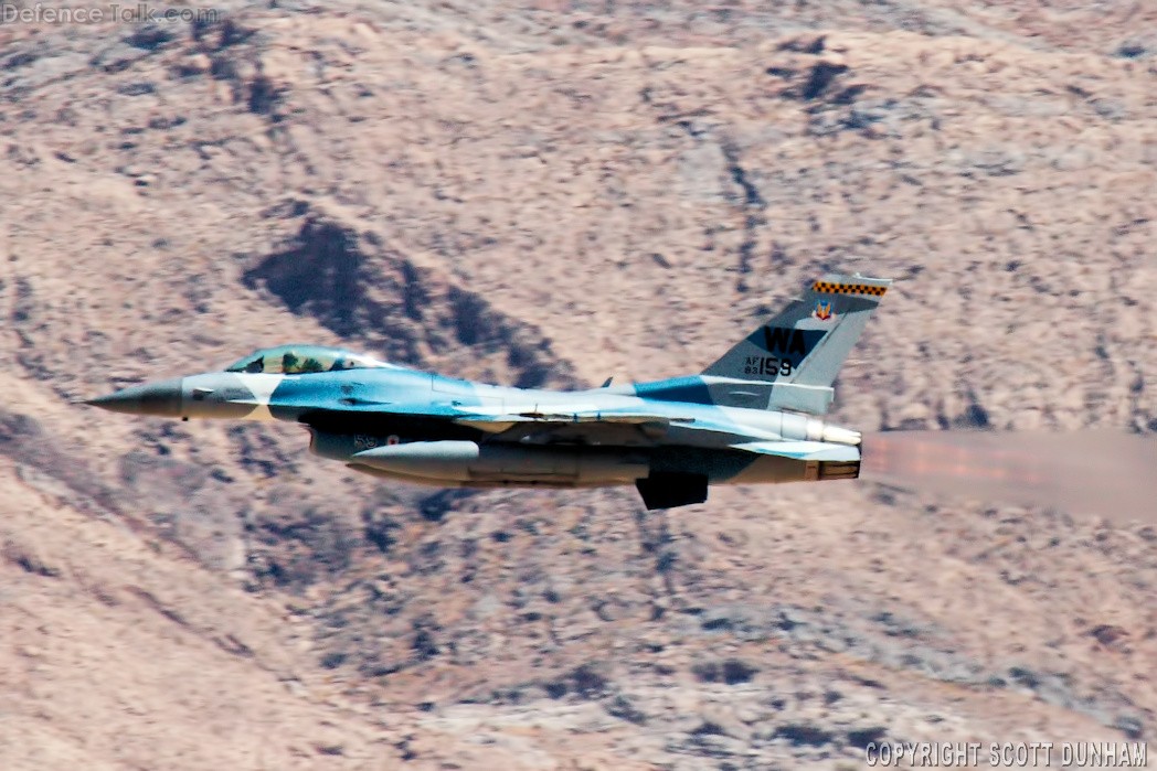 USAF F-16 Aggressor Fighter Aircraft