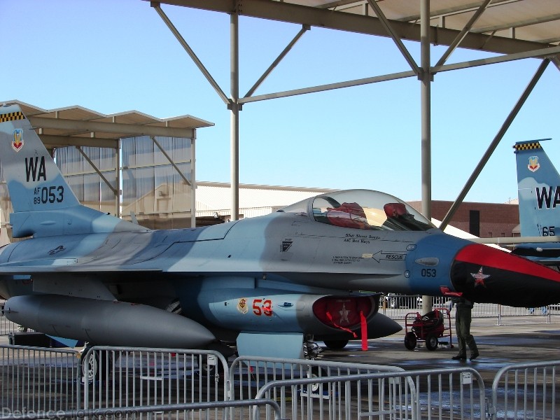 USAF F-16 Falcon Aggressor Squadron Fighter