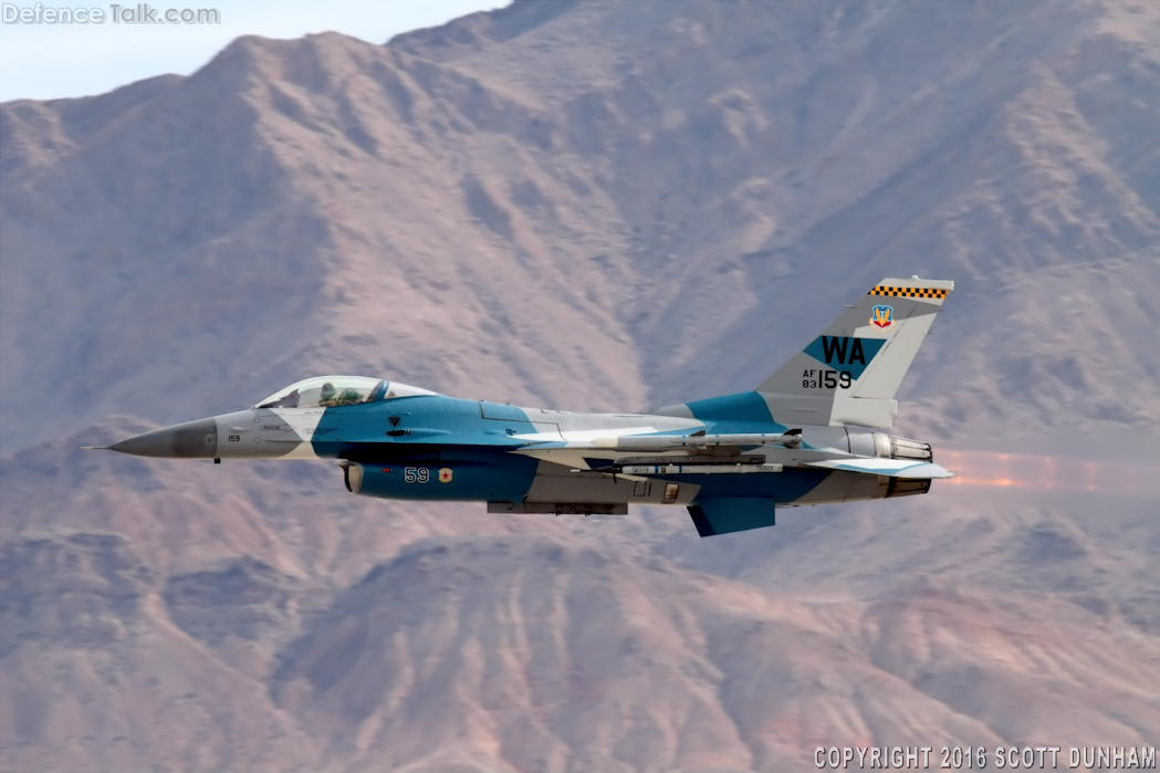 USAF F-16 Falcon Aggressor Squadron Fighter