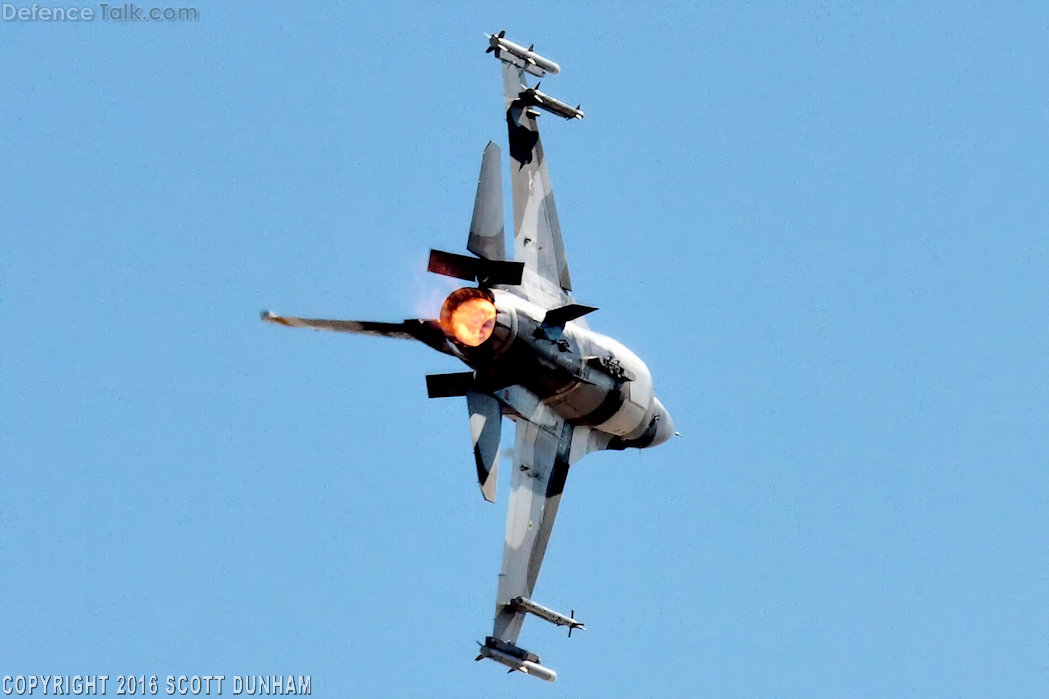 USAF F-16 Falcon Aggressor Squadron Fighter