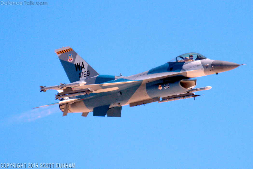 USAF F-16 Falcon Aggressor Squadron Fighter