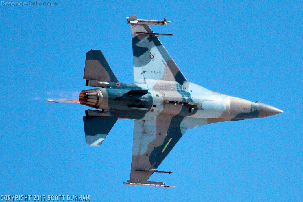 USAF F-16 Falcon Aggressor Squadron Fighter