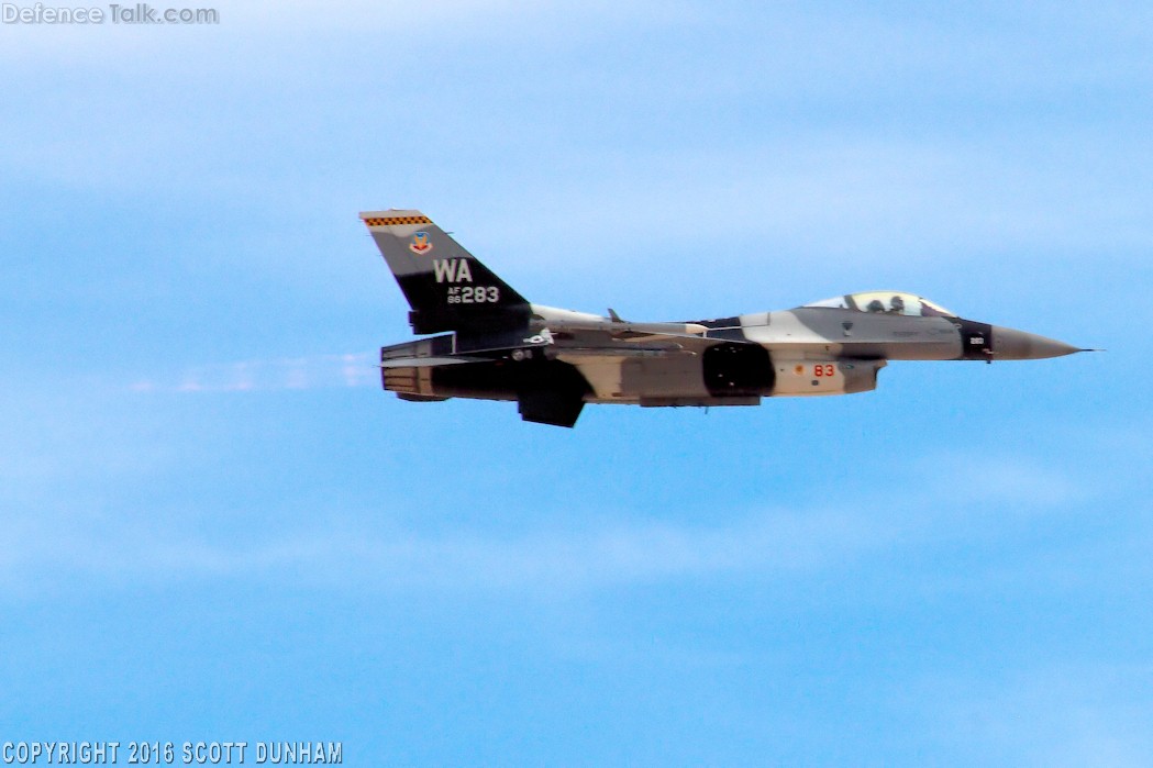 USAF F-16 Falcon Aggressor Squadron Fighter