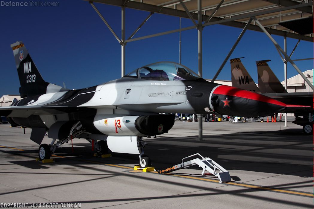 USAF F-16 Viper Aggressor Fighter