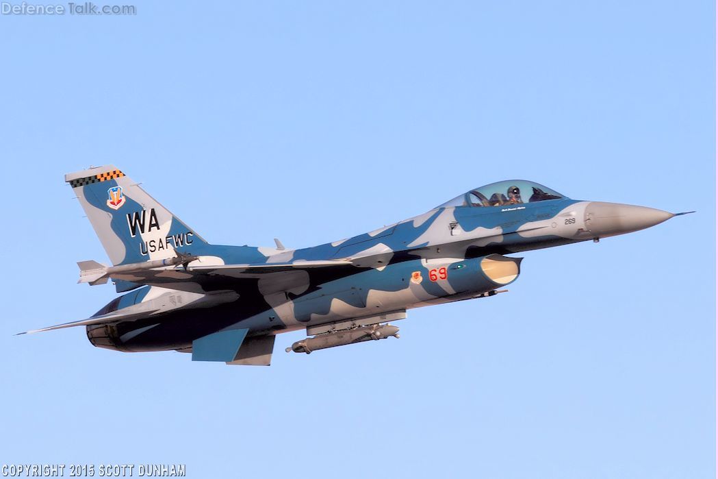 USAF F-16 Viper Aggressor Fighter