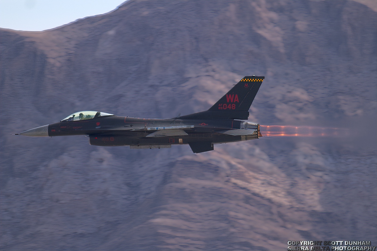 USAF F-16 Viper Aggressor Force Aircraft