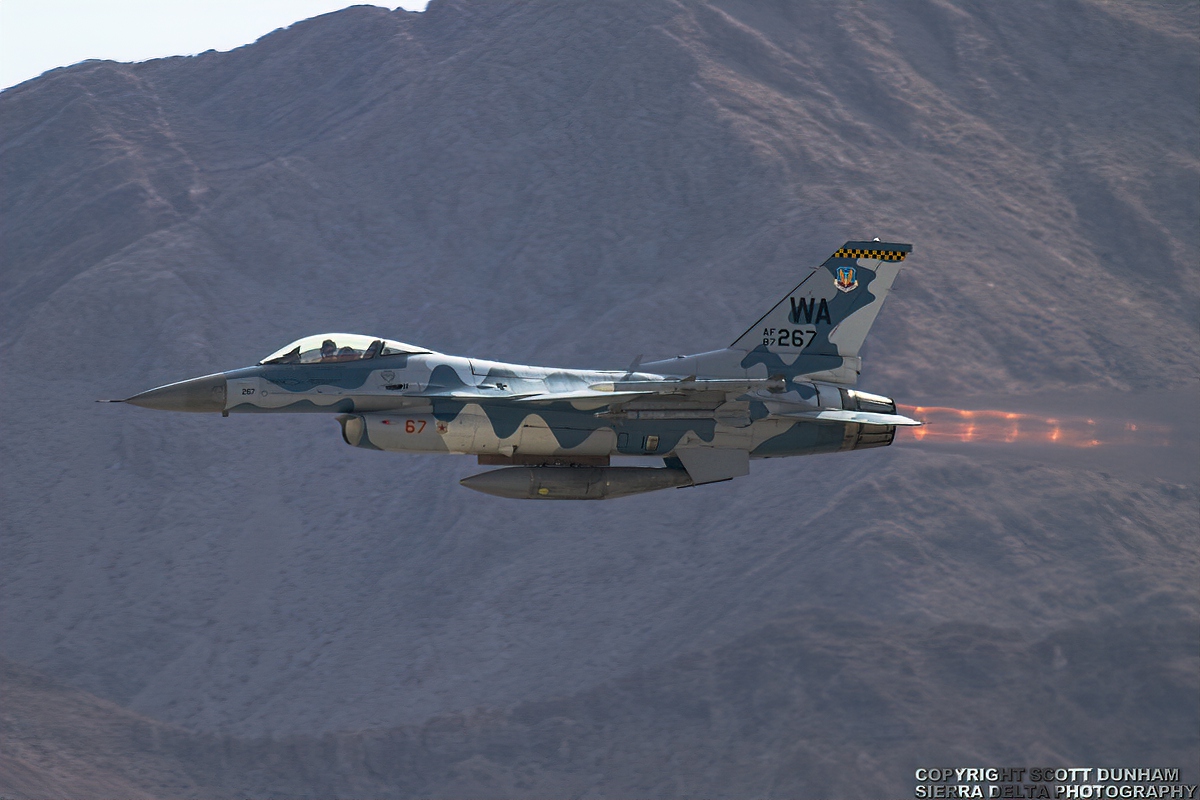 USAF F-16 Viper Aggressor Force Aircraft