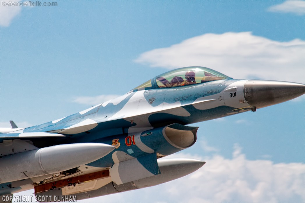 USAF F-16 Viper Aggressor Squadron Fighter