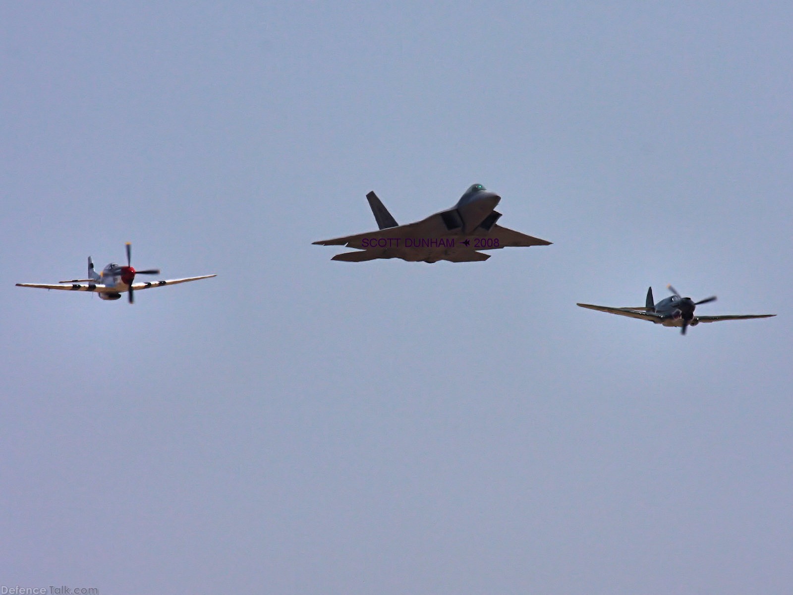 USAF F-22 Raptor Legacy Flight