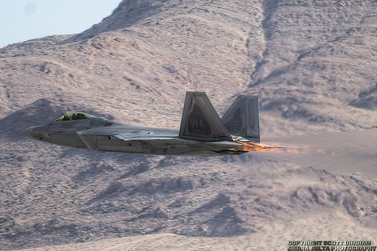 USAF F-22A Raptor Air Dominance Fighter