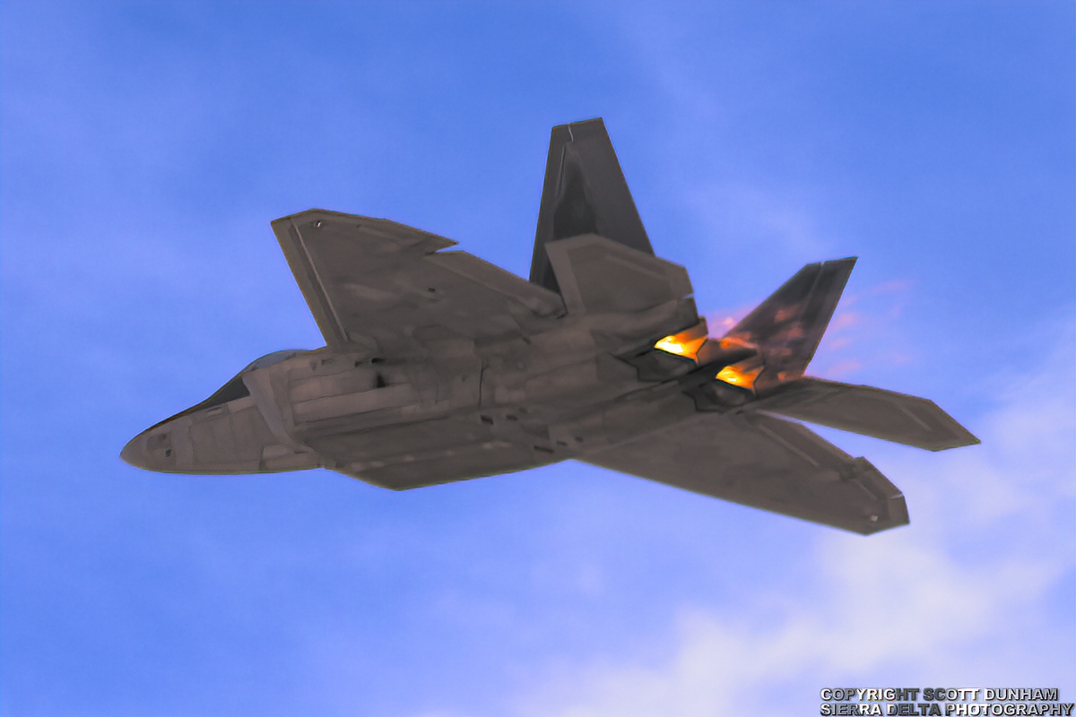 USAF F-22A Raptor Air Dominance Fighter