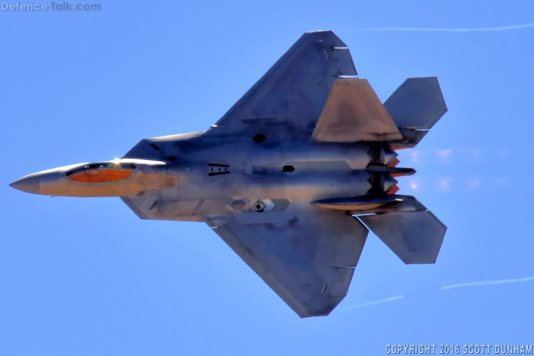 USAF F-22A Raptor Air Superiority Fighter Aircraft