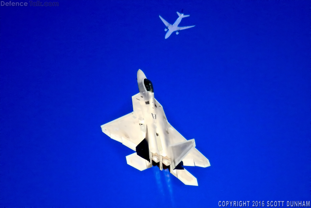 USAF F-22A Raptor Air Superiority Fighter Aircraft