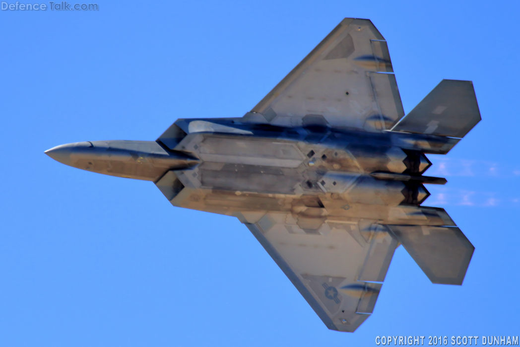 USAF F-22A Raptor Air Superiority Fighter Aircraft