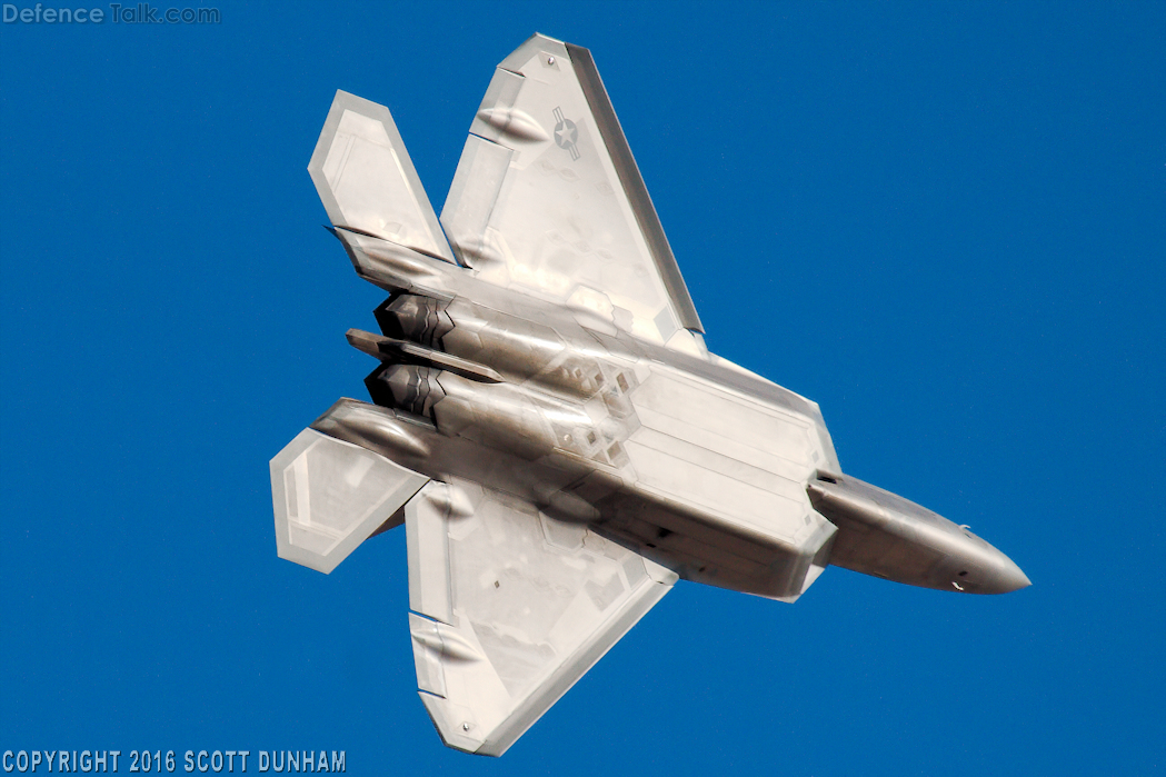 USAF F-22A Raptor Air Superiority Fighter Aircraft