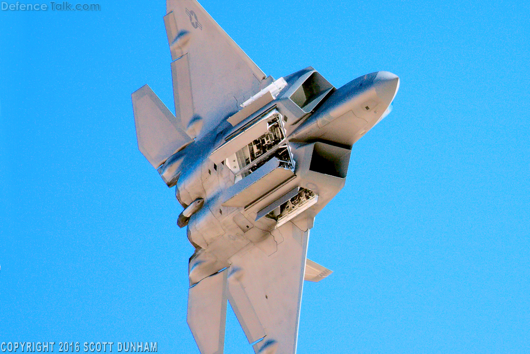 USAF F-22A Raptor Air Superiority Fighter Aircraft