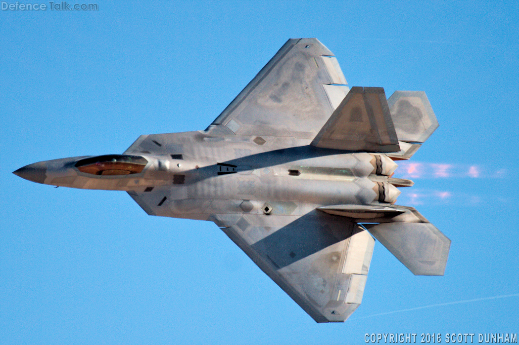 USAF F-22A Raptor Air Superiority Fighter Aircraft