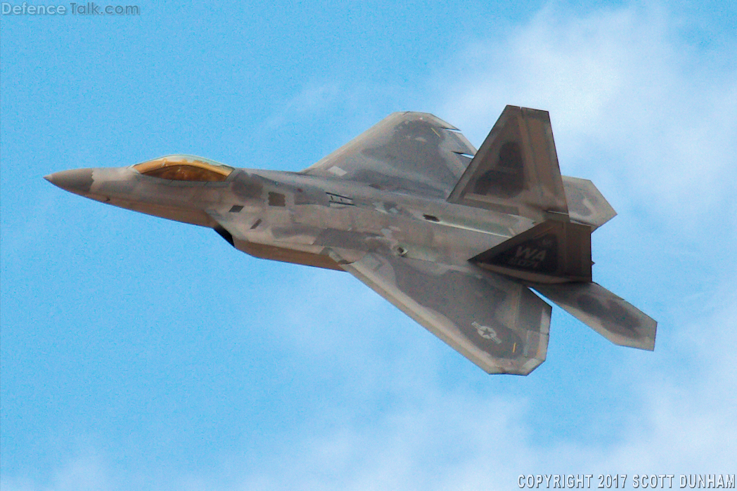 USAF F-22A Raptor Air Superiority Fighter Aircraft