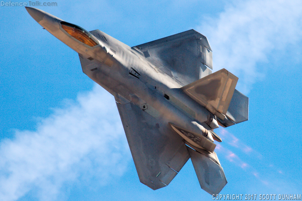 USAF F-22A Raptor Air Superiority Fighter Aircraft