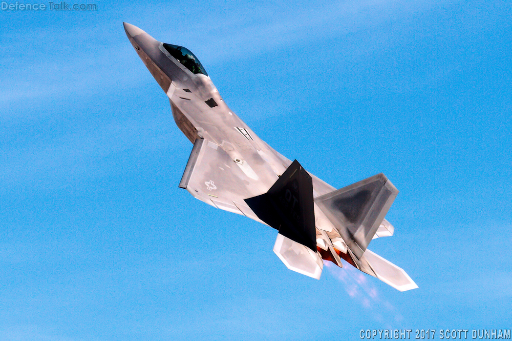 USAF F-22A Raptor Air Superiority Fighter Aircraft