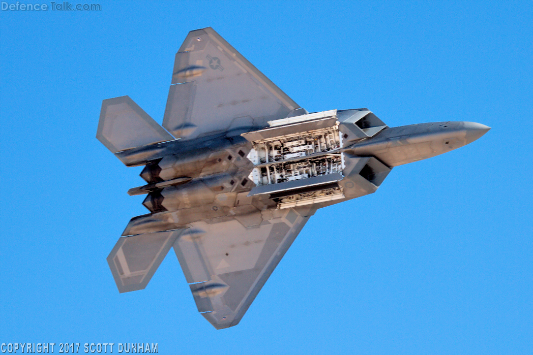 USAF F-22A Raptor Air Superiority Fighter Aircraft