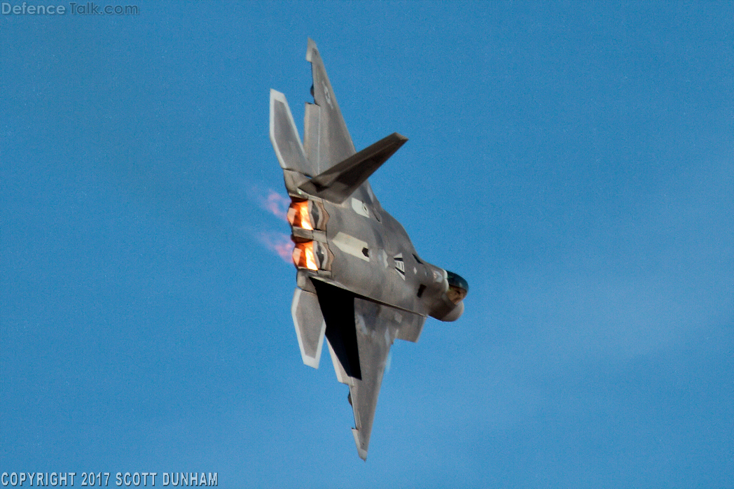 USAF F-22A Raptor Air Superiority Fighter Aircraft